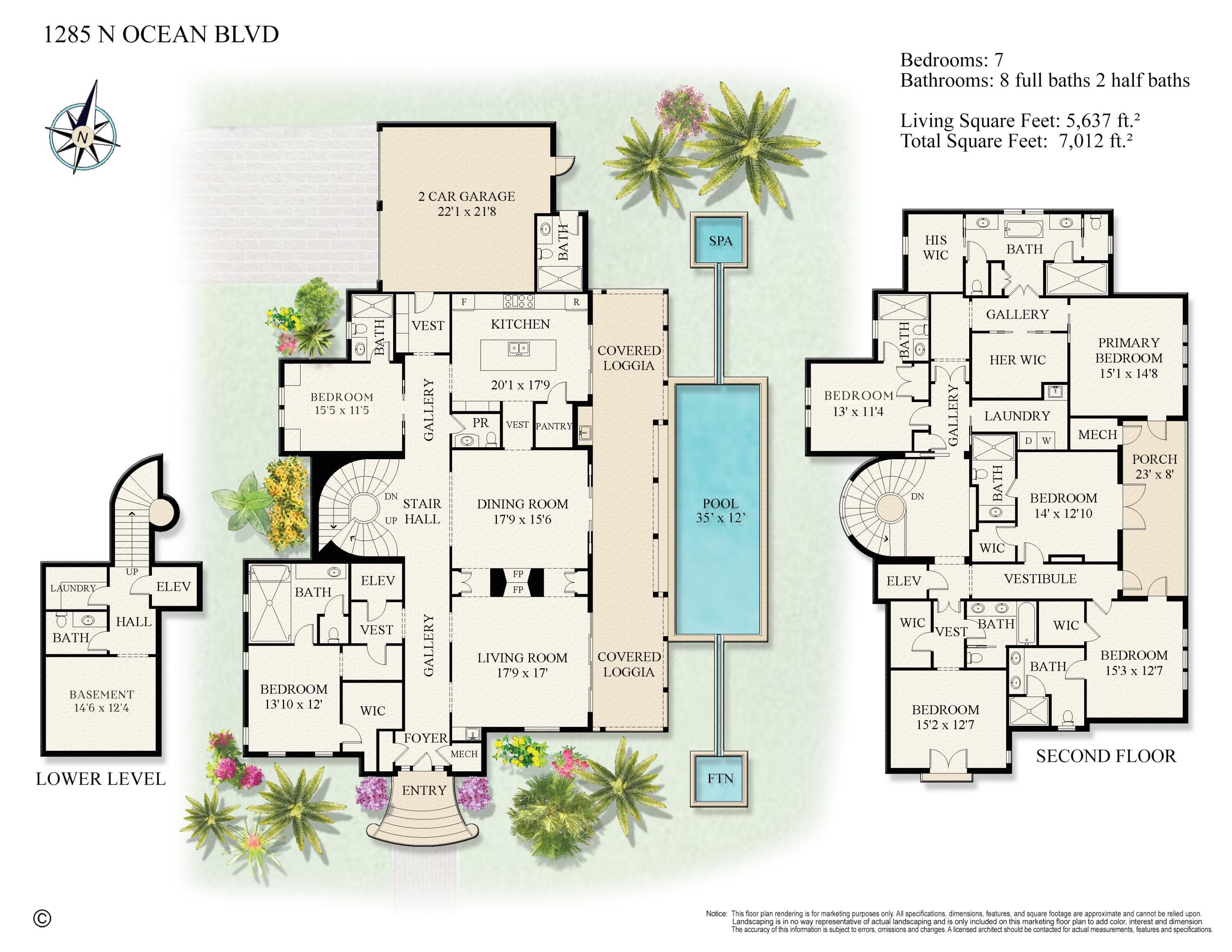 1285 N Ocean Boulevard, Palm Beach, FL 33480 24
